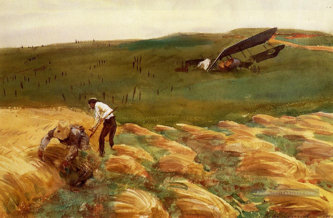 Avion écrasé John Singer Sargent Peintures à l'huile
